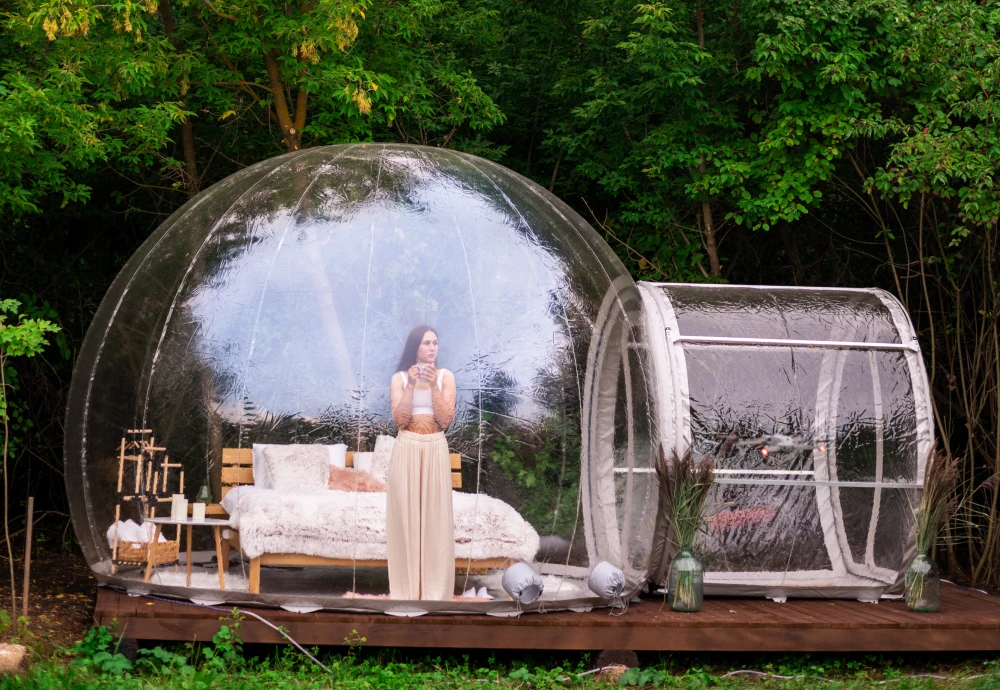 crystal bubble tent